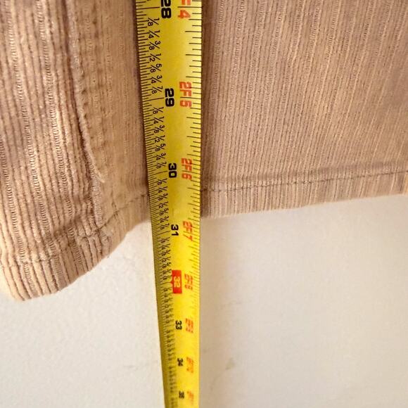 Y2K Banana Republic Pants Womens 4 Beige Corduroy Flare Stretch 20005 - Picture 9 of 10